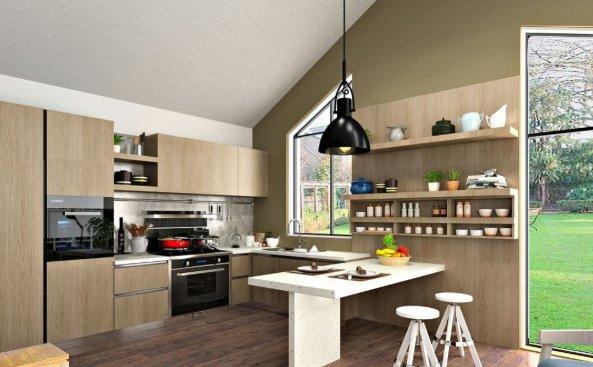 德西曼集成灶圖片 集成灶廚房裝修效果圖