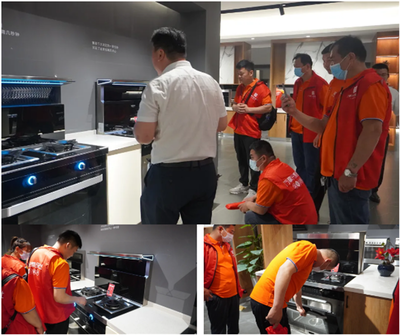 興火燎原丨萬事興集成灶聊城新老客戶工廠行圓滿成功!